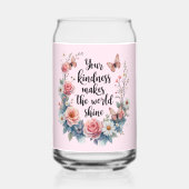 Citation florale inspirante avec papillons (Recto)