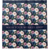 Citation Florale Inspirationnelle rideau de douche (Devant)