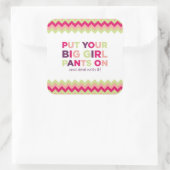 Citation Grosse Fille Pantalon - Sticker (Sac)