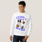 Citation Hocus Pocus Chat noir Sweat - shirt à cap (Devant entier)