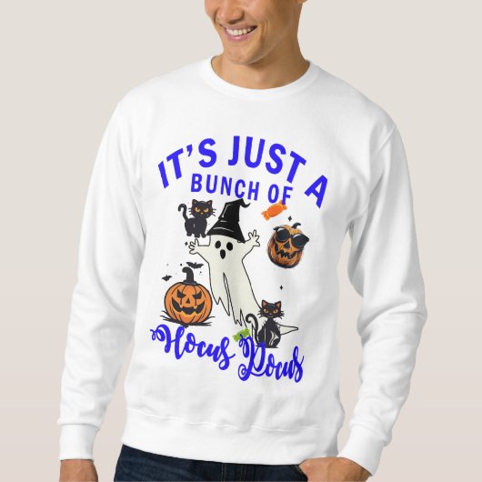 Citation Hocus Pocus Chat noir Sweat - shirt à cap (Devant)