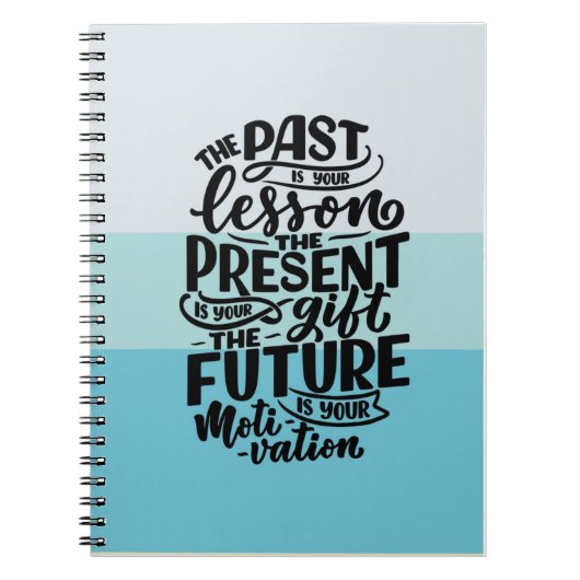 Citation inspirante - cahier de notes  (Devant)
