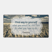 Citation inspirante Epictetus "Do it" (Recto)