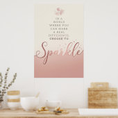 Citation Inspirante – Impression Murale Minimalist (Cuisine)