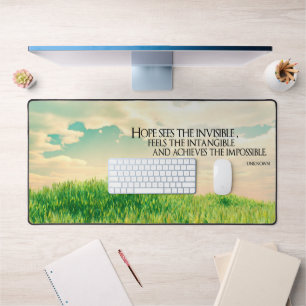 Citation inspirante "L'espoir voit l'invisible"