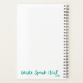 citation inspirante - photo nature - journal (Verso)