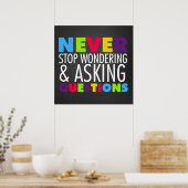 Citation inspirante Poster scolaire (Cuisine)