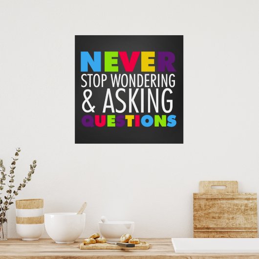 Citation inspirante Poster scolaire (Cuisine)