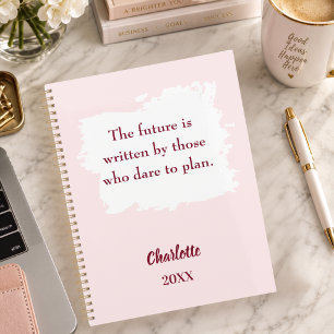 Citation inspirante rose poudré 2027