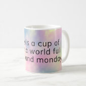 Citation Inspiration Aquarelle Café Mug (Devant droit)