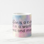 Citation Inspiration Aquarelle Café Mug (Centre)