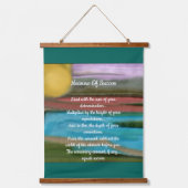 Citation Inspiration Bois Taché Tapisserie murale (Recto)