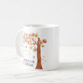 Citation Inspiration Mug de café - Design d'aquare (Devant gauche)