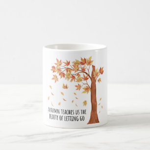 Citation Inspiration Mug de café - Design d'aquare