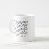 Citation Inspiration Mug en céramique, Robe Motiva (Devant gauche)
