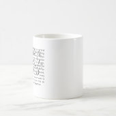 Citation Inspiration Mug en céramique, Robe Motiva (Centre)