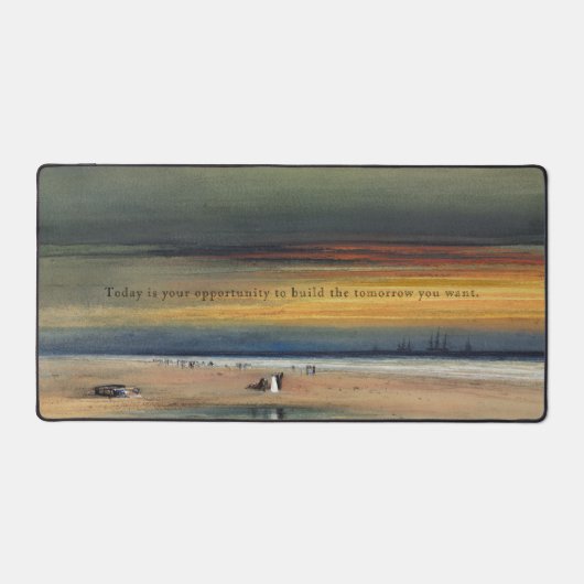 Citation Inspiration Plage Sunset Pittoresque Bure (Recto)