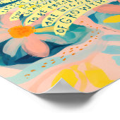 Citation Inspirationnelle Encourageante Poster - F (Coin)