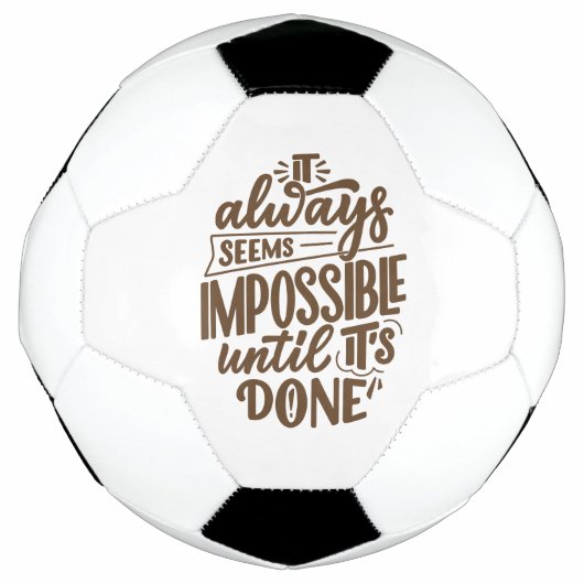 Citation Inspirationnelle - Impossible jusqu'à ce (Devant)