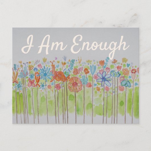 Citation Inspirationnelle Je SUIS SUFFISANT Carte (Devant)