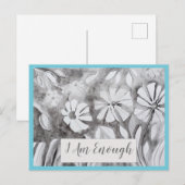 Citation Inspirationnelle Je SUIS SUFFISANT Carte  (Devant / Derrière)