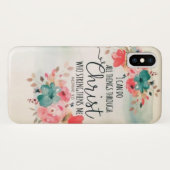 Citation Inspirationnelle mignonne iPhone X Coque (Dos (Horizontal))