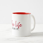 Citation Inspirationnelle Sur Mug Blanc (Devant droit)