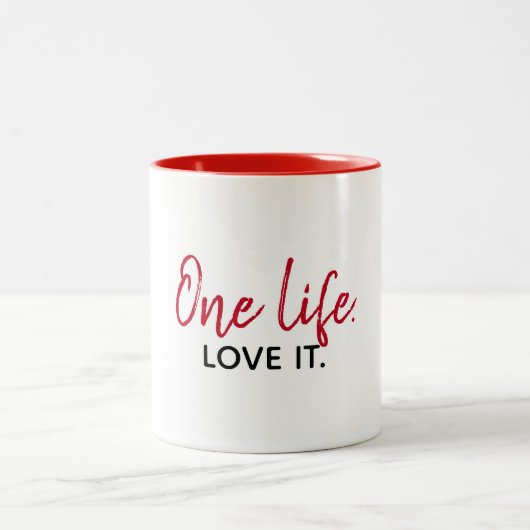 Citation Inspirationnelle Sur Mug Blanc (Centre)