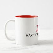 Citation Inspirationnelle Sur Mug Blanc (Gauche)