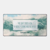 Citation inspirée "Cross a sea" (Recto)