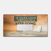 Citation inspirée de Winston Churchill "Continuez" (Clavier et souris)