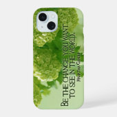 Citation inspirée du Mahatma Gandhi "Soyez le chan (Verso)