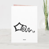 Citation Jane Austen Carte d'anniversaire CUSTOMIS (Dos)