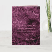 Citation Jane Austen Carte d'anniversaire CUSTOMIS (Devant)