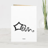 Citation Jane Austen Carte d'anniversaire CUSTOMIS (Dos)