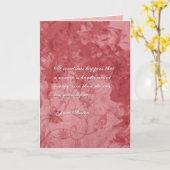 Citation Jane Austen Carte d'anniversaire CUSTOMIS (Fleur jaune)