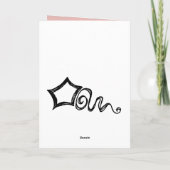 Citation Jane Austen Carte d'anniversaire CUSTOMIS (Dos)