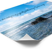 Citation Joyeuse Inspirer la photographie de plage (Coin)