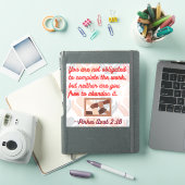 Citation juive : Tikkun Olam Sticker (Couverture iPad)