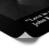 Citation Keats Love/Hut Sur Les Affiches D'Art Col (Coin)