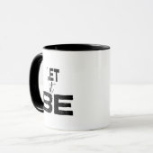 Citation Laissez-Le Être Du Café Mug (Devant gauche)