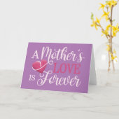 Citation : L'amour d'une mère est éternel | Carte (Fleur jaune)