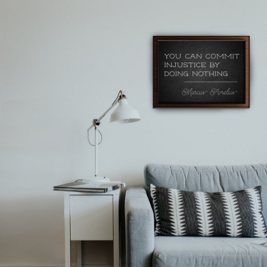 Citation latine affiche motivation de la justice