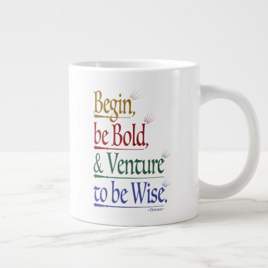 Citation Magique Horace Jumbo Mug (Droite)