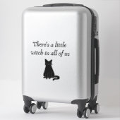 Citation Magique Pratique Un Petit Sticker En Viny (Sur valise)