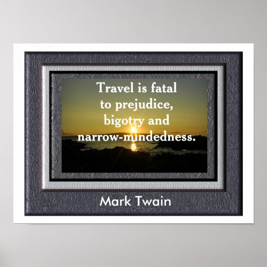 Citation Mark Twain - Poster (Devant)