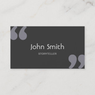 Citation Marque Storyteller Carte de visite