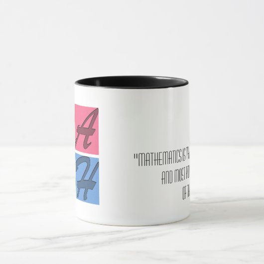 Citation mathématique Mug (Centre)