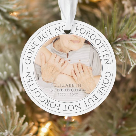 Citation Memorial Classic Élégant Chic Photo Keeps (Arbre)