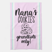 Citation moderne Nana Pastel Serviettes de cuisine (Vertical)